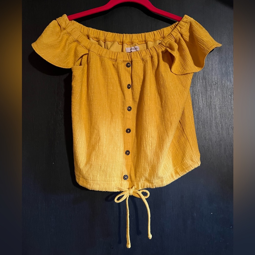 Madewell Yellow Shirt